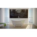Besco Otylia ретро свободностояща вана 160x77 см с бели крака (#WKO-160W+BI)