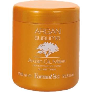 FarmaVita Argan Sublime maska na vlasy s argánovým olejom 1000 ml