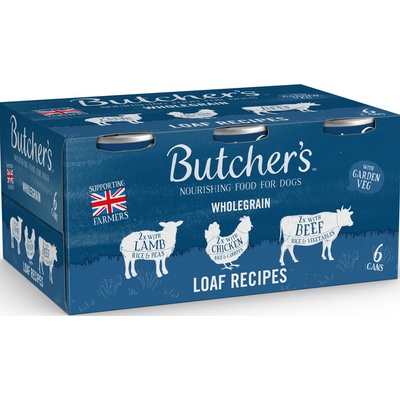 Butcher's Dog Original hovězí kuře jehněčí 6 x 400 g