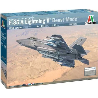 Italeri F 35A Lightning II Beast Mode Model Kit letadlo 1464 1:72