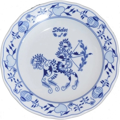 Český porcelán Dubí Cibulák talíř zvěrokruh Střelec 24 cm