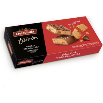 DELAVIUDA Шоколад с карамелизирани бисквити 200г