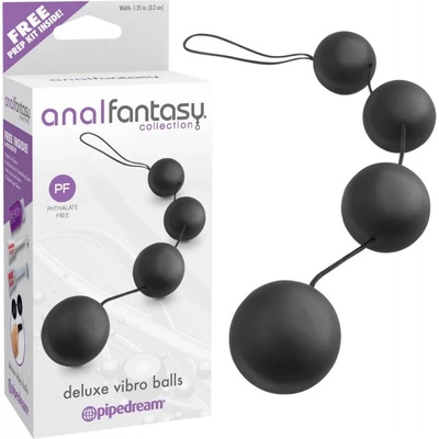 Анални вибриращи топчета, луксозни - Deluxe Vibro Balls (PIPE464223)