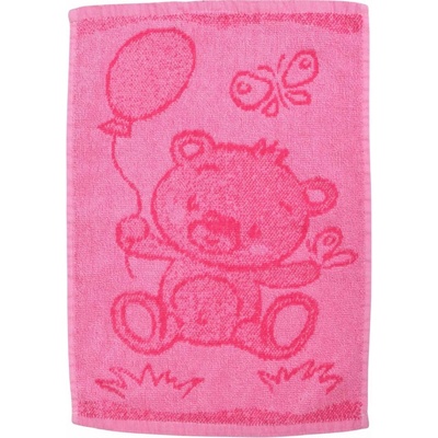 Profod Detský uterák Bear pink, 30 x 50 cm