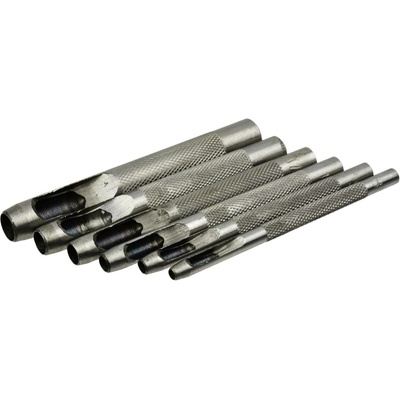 Tyčové výsečníky - děrovače, průměr 2,8 – 8 mm, sada 6 kusů