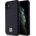 DKNY Repeat Pattern Stack Logo MagSafe Leather Hard Case - дизайнерски кожен кейс с MagSafe за iPhone 11 (черен)