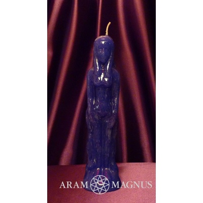 Arammagnus svíce figurální modrá žena 144 g