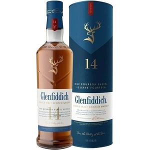 Glenfiddich 14 YO Bourbon Barrel Reserve - малцово шотландско уиски 700ml