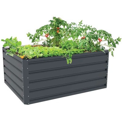 G21 PENTA Vyvýšený záhon Daisy 120x90x52 cm, plechový, antracit