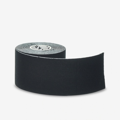 DECATHLON Spevňujúca kineziologická páska čierna 5 cm × 5 m