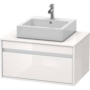 Duravit Ketho - Шкафче за умивалник 43x80x55 см, 1 чекмедже, лъскаво бяло KT669402222 (KT669402222)