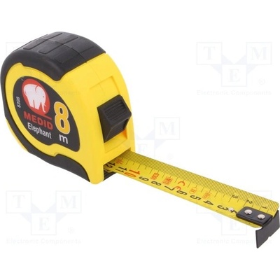 MEDID 8308 Svinovací metr Šíř. 30mm Dl 8m Mat.těl ABS elastolan