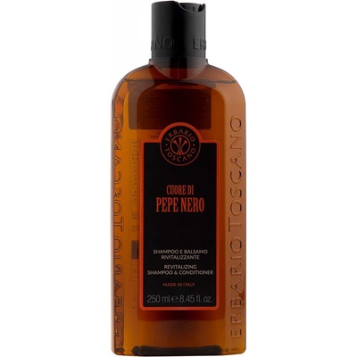 Erbario Toscano šampon a kondicionér Černý pepř 250 ml