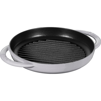 Staub litinová grilovací pánev kulatá grafitově šedá 30 cm