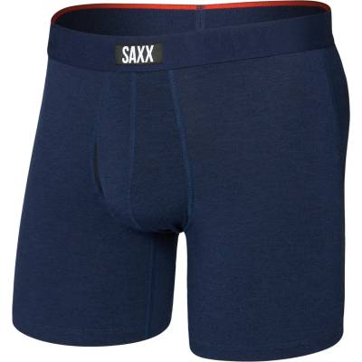 Saxx Мъжко синтетично термобельо Saxx Vibe Xtra Boxer Brief Fly Synthetic base layer - Dark Navy Heather - размер XXL (014-2279-1116)