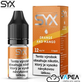 Syx Classic Orange and Mango 10 ml 12 mg