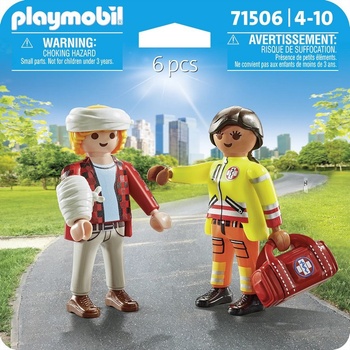 Playmobil 71506 Záchranářka s pacientem