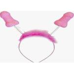  Диадеми за глава с розови пениси, 6 броя - Diablo PIcante Glitter Antennas (D-236747)