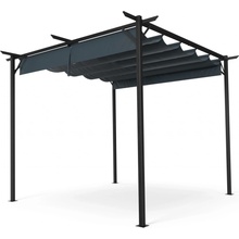 Blumfeldt Pantheon Robust Pergola, 3x3 m práškovo lakovaná oceľ odolná voči poveternostným vplyvom (GDI17-PRobust-3x3DG)