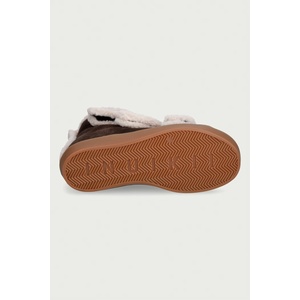 Inuikii Shearling Velcro Wedge маратонки дамски от велур