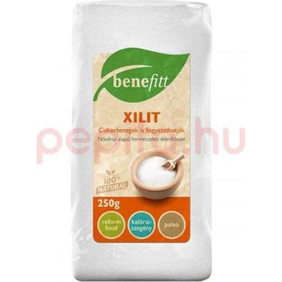 Benefitt Xylitol Brezový cukor prírodné sladidlo 250 g