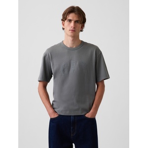 GAP Кроп тениска Heavyweight с лого GAP GAP | Siv | МЪЖЕ | XS