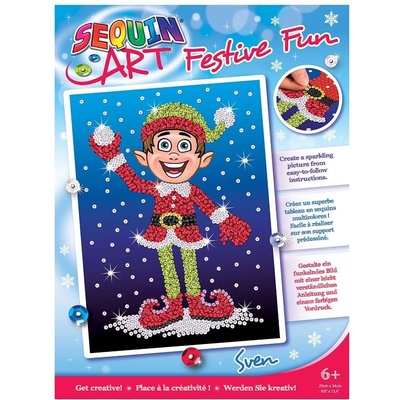 Sequin Art - Изкуство с пайети, Елфът Свен