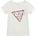 GUESS Тениска с къс ръкав в бяло за момиче с лого с пайети Guess