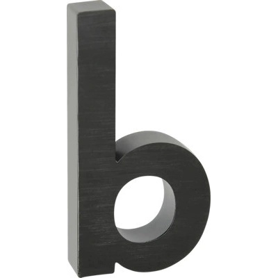 Hliníkové písm. "b" v „3D“ prevedení RN.100LV.B.AL.CE