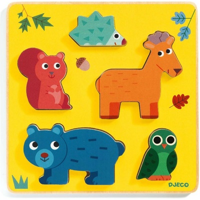 Djeco Frimours reléfne vkladacie puzzle DJ01059