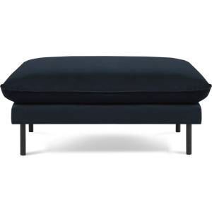 Cosmopolitan Design Тъмносиньо кадифено столче за крака Vienna - Cosmopolitan Design (COS_POUF_51_F1_VIENNA4)