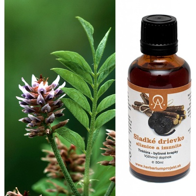Herbarium Projekt Sladké drievko sliznice a imunita tinktúra 50 ml