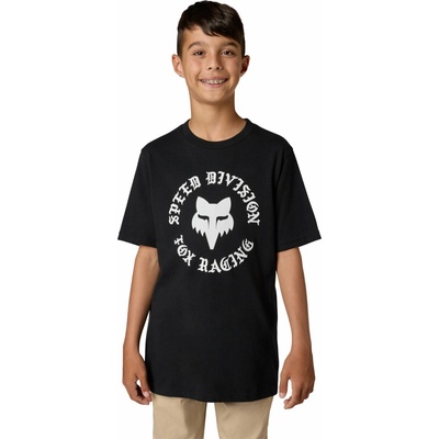 Fox dětské tričko Yth Badge SS Ultra Black