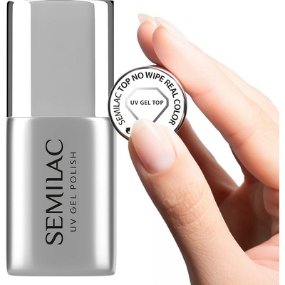 Top per smalti semipermanenti Top No Wipe Real Color 7ml
