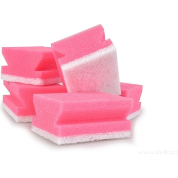 SHINEX univerzálne kuchynské hubky s drsnou stranou 5 ks