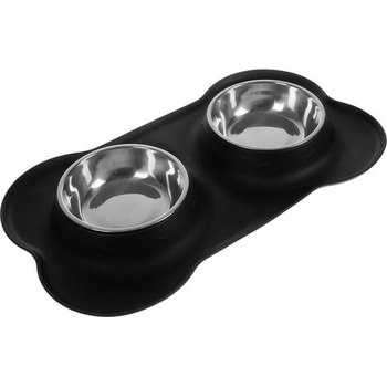 Purlov Dvojitá miska pre psa a mačku 2 x 350 ml