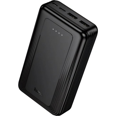 hoco. Аварийно зарядно устройство HOCO J165A, 2 гнезда USB+Type-C, 20000mAh, LED индикатор, ЧЕРНО (J165A)