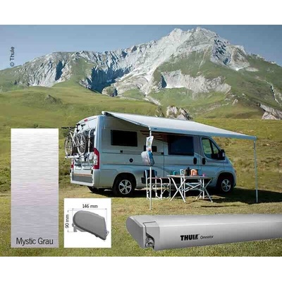 Thule Комплект тента Omnistor 6300 4м, корпус анодизиран, капачки: сиви (428074)