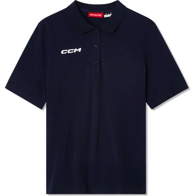 Dámske tričko CCM Team Polo Navy