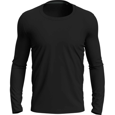 Stedman stretch-t long sleeve / Мъжка тениска с дълъг ръкав - черна m (st9620blom)