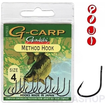 Gamakatsu G-Carp Method Hook vel.4 10 ks