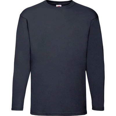 Fruit of the Loom pánské tričko Valueweight T LS tmavé navy