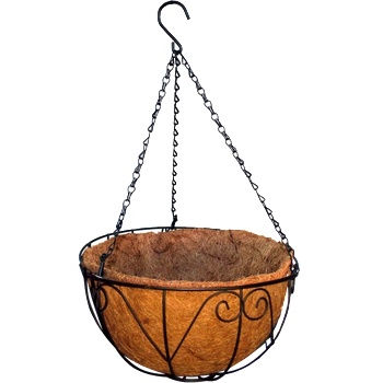 HORECANO Кокосова саксия кошница кръг Ø35xh17cm (CGF10216-14) L (019777)