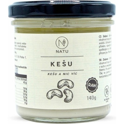Natu Kešu krém 140 g