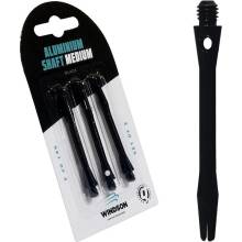 Windson SHAL-B50 ALU SHAFT MED 3 KS Hliníková násadka na šipky, černá, os