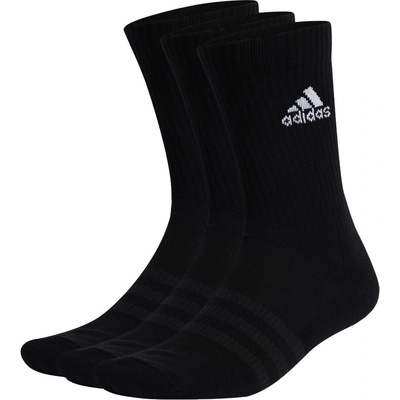 adidas ponožky Cushioned Crew Socks 3 Pairs Black