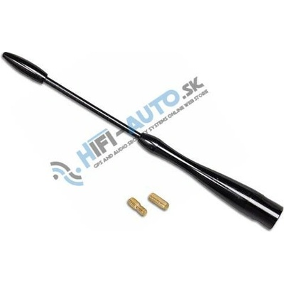 Prút autoantény 16 cm 5/6mm adaptér