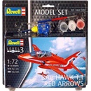 Revell ModelSet Bae Hawk T.1 Arrows 64921 červená 1:72