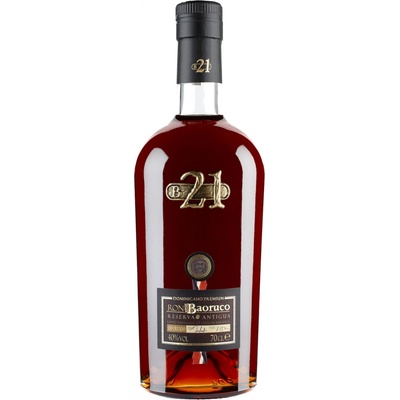 Ron Baoruco Reserva Antigua 21y 40% 0,7 l (holá láhev)