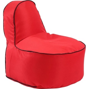 Pufrelax Пуф стол, 200л. , OK Junior, Водоустойчив, Перящ се калъф, Пълнеж от Полистиролни перли, Червен (PUF-G-OKJ-PEX-RED)